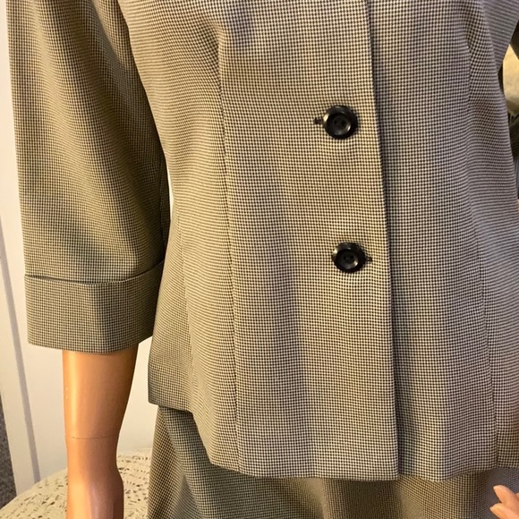 BGB HOUNDSTOOTH TROUSER SUIT SIZE 6 NWOT CLASSIC - Picture 6 of 11